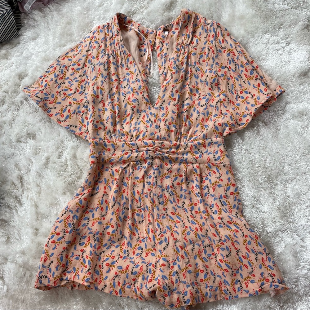 Free people floral romper